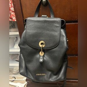 Michael Kors Raven Medium Pebbled Leather Backpack